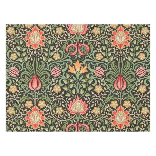William Morris Persian Floral Antiek Tafelkleed (Voorkant (Horizontaal))