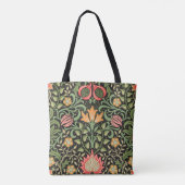 William Morris Persian Floral Antiek Tote Bag (Achterkant)