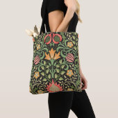 William Morris Persian Floral Antiek Tote Bag (Dichtbij)