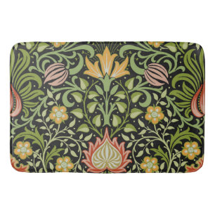 William Morris Persian Floral Botanical Design Badmat