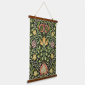 William Morris Persian Floral Botanical Design Hangend Wandkleed (Gebogen)