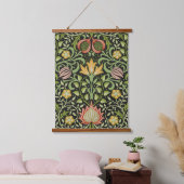 William Morris Persian Floral Botanical Design Hangend Wandkleed (Slaapkamer)