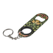 William Morris Persian Floral Botanical Design Mini Flessenopener (Voorkant Gekanteld)