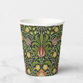 William Morris Persian Floral Botanical Design Papieren Bekers (Rechts)