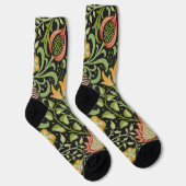 William Morris Persian Floral Botanical Design Sokken (Rechts)