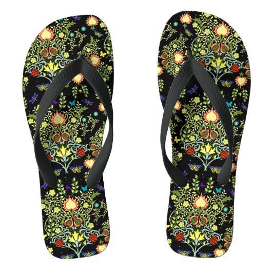 William Morris Persian Floral Teenslippers (Voetbed)