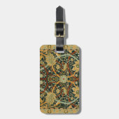William Morris Persian Oriental Carpet Art Bagagelabel (Voorkant verticaal)