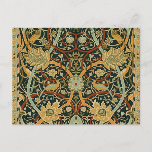 William Morris Persian Oriental Carpet Art Briefkaart (Voorkant)