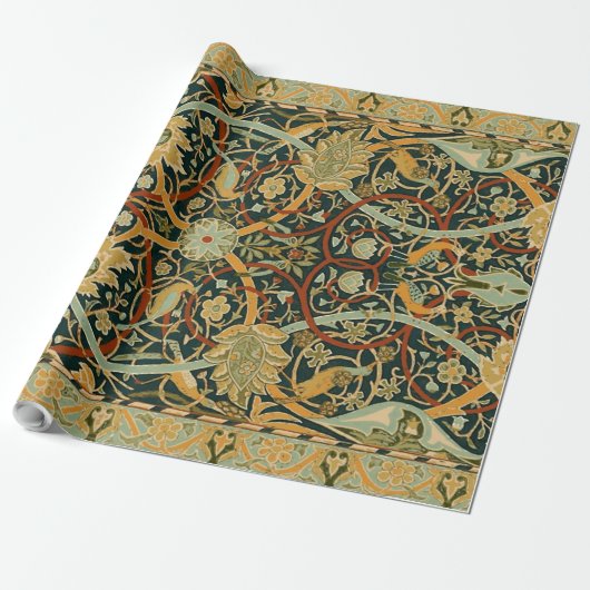 William Morris Persian Oriental Carpet Art Cadeaupapier (Uitgerold)