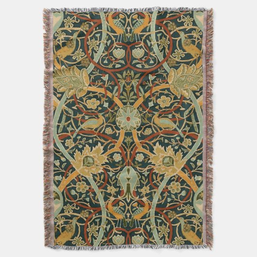 William Morris Persian Oriental Carpet Art Deken (Voorkant Verticaal)