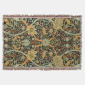 William Morris Persian Oriental Carpet Art Deken (Voorkant)