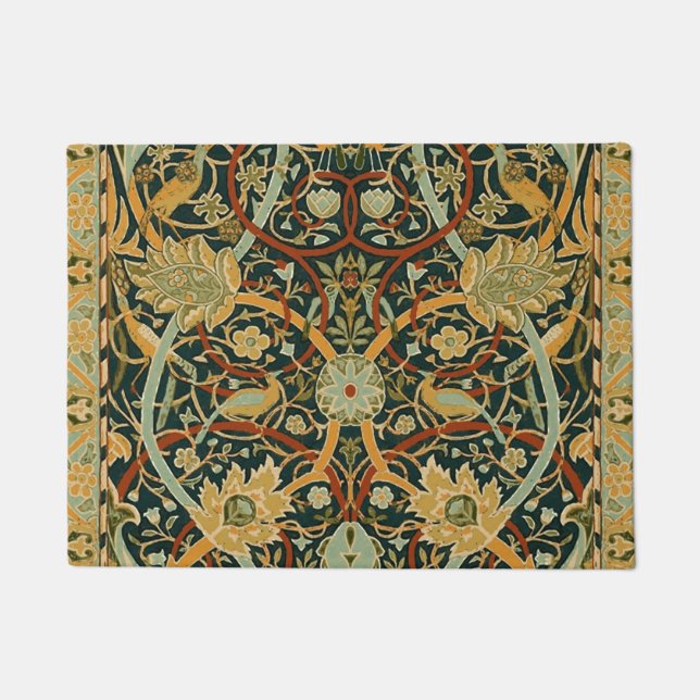 William Morris Persian Oriental Carpet Art Deurmat (Voorkant)