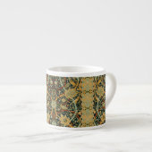 William Morris Persian Oriental Carpet Art Espresso Kop (Voorkant rechts)