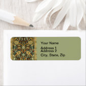 William Morris Persian Oriental Carpet Art Etiket (Insitu)