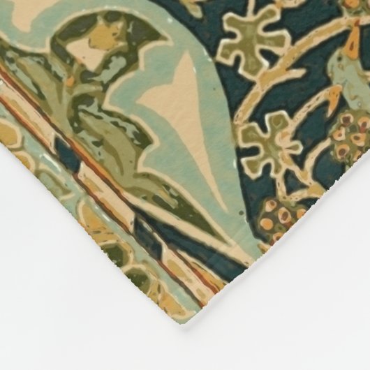 William Morris Persian Oriental Carpet Art Fleece Deken (Hoek)