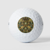William Morris Persian Oriental Carpet Art Golfballen (Voorkant)