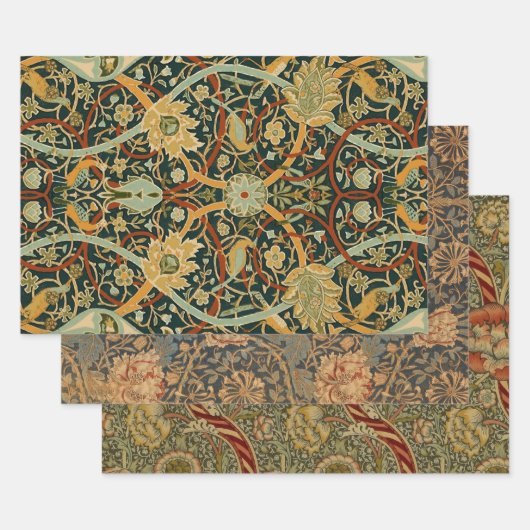 William Morris Persian Oriental Carpet Art Inpakpapier Vel (Set)