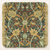 William Morris Persian Oriental Carpet Art Kartonnen Onderzetters (Voorkant)