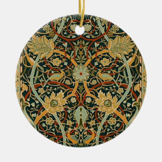 William Morris Persian Oriental Carpet Art Keramisch Ornament (Voorkant)