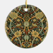 William Morris Persian Oriental Carpet Art Keramisch Ornament (Achterkant)