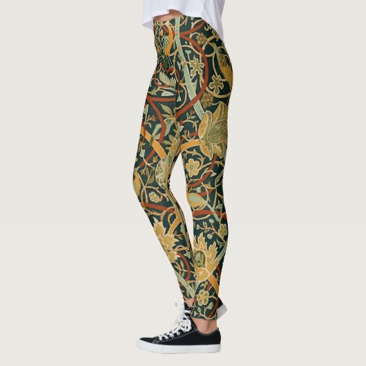William Morris Persian Oriental Carpet Art Leggings (Links)