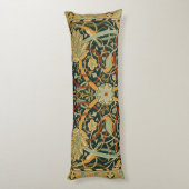 William Morris Persian Oriental Carpet Art Lichaamskussen (Achterkant (Verticaal))