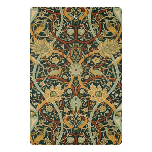 William Morris Persian Oriental Carpet Art Mini Klembord (Achterkant)