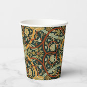 William Morris Persian Oriental Carpet Art Papieren Bekers (Achterkant)