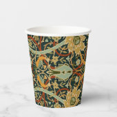 William Morris Persian Oriental Carpet Art Papieren Bekers (Voorkant)