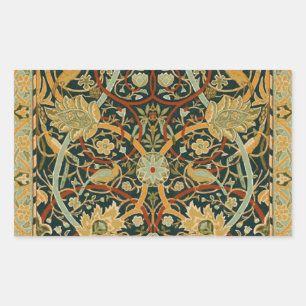 William Morris Persian Oriental Carpet Art Rechthoekige Sticker