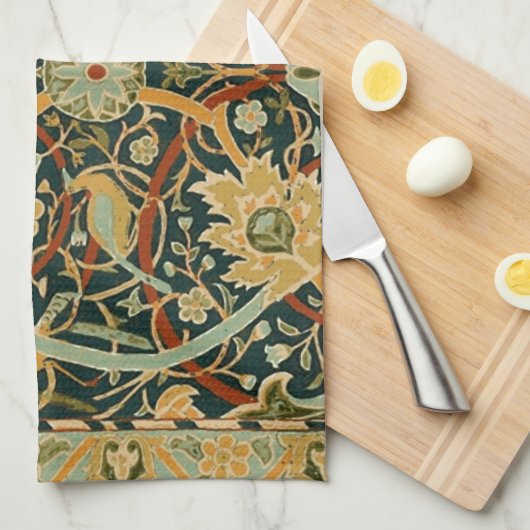 William Morris Persian Oriental Carpet Art Theedoek (Quarter Fold)