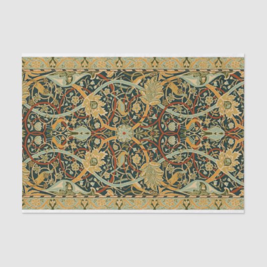 William Morris Persian Oriental Carpet Art Tissuepapier (Voorkant)