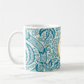 William Morris PERSONALIZED INITIAAL Koffiemok (Links)