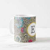 William Morris PERSONALIZED INITIAAL Koffiemok (Voorkant links)