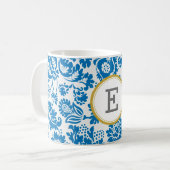 William Morris PERSONALIZED INITIAAL Koffiemok (Voorkant links)