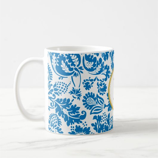 William Morris PERSONALIZED INITIAAL Koffiemok (Links)