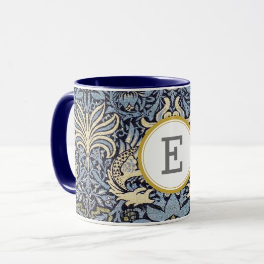 William Morris PERSONALIZED INITIAAL Mok (Voorkant links)