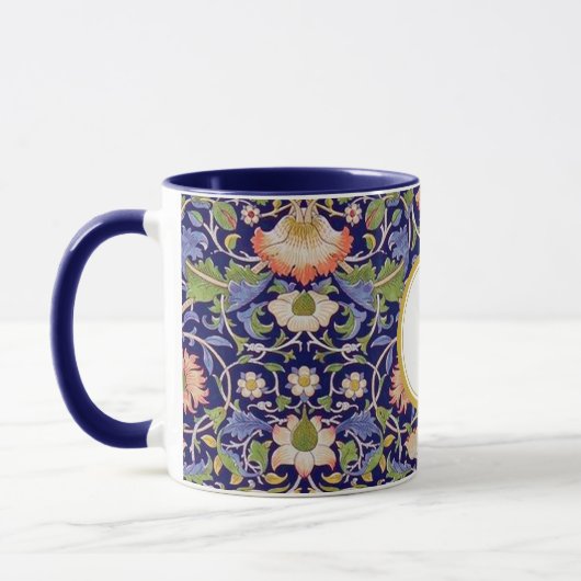 William Morris PERSONALIZED INITIAAL Mok (Links)