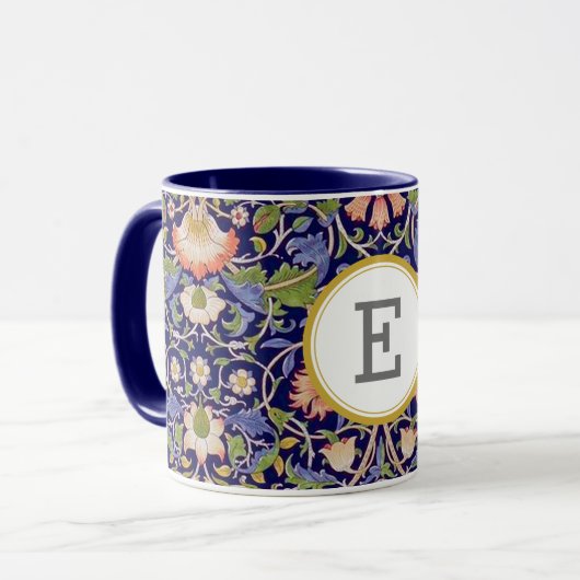 William Morris PERSONALIZED INITIAAL Mok (Voorkant links)