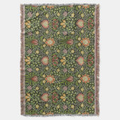 William Morris Perzisch Bloemmotief Botanisch Ontw Deken (Voorkant Verticaal)