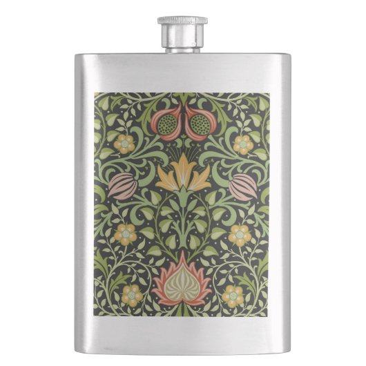 William Morris Perzisch Bloemmotief Botanisch Ontw Flacon (Voorkant)
