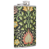 William Morris Perzisch Bloemmotief Botanisch Ontw Heupfles (Rechts)