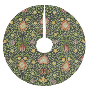 William Morris Perzisch Bloemmotief Botanisch Ontw Kerstboom Rok