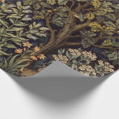 William Morris - Pheasant Bird Tree Botanical Cadeaupapier (Hoek)