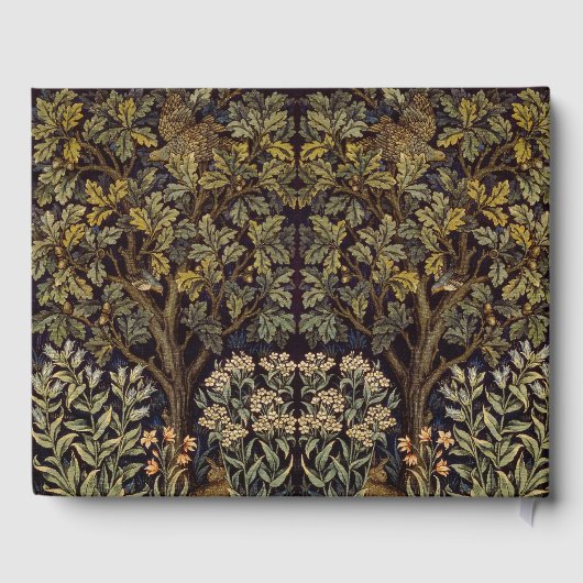 William Morris - Pheasant Bird Tree Botanical Gastenboek (Achterkant)