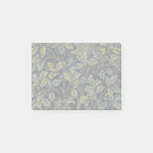 William Morris - Pheasant Bird Tree Botanical Post-it® Notes (Voorkant)