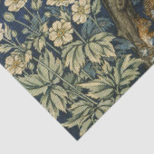 William Morris - Pheasant Bird Tree Botanical Tissuepapier (Detail)