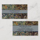 William Morris - Pheasant Bird Tree Botanical Visitekaartje (Voorkant / Achterkant)