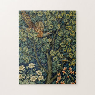William Morris Pheasant Bird Tree Woodland Legpuzzel