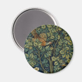 William Morris Pheasant Bird Tree Woodland Magneet (Voorkant / Achterkant)
